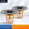 German Quality Anti-Odor Drain Device for Bathroom Sewer, Anti-Backflow Odor Solution, Universal Magnetic Closure Cover