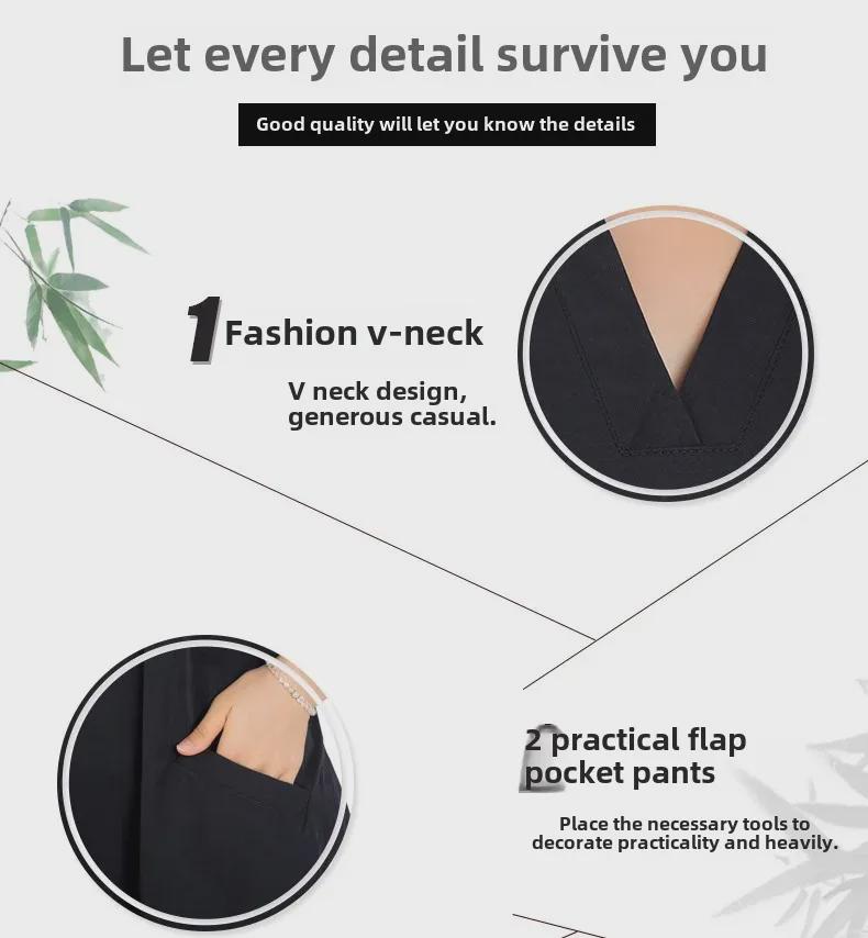 V-Neck Mesh Back Apron for Hairdressing & Makeup - Anti-Fouling Technician Bib