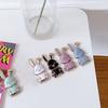 Mobile Phone Stand Rabbit Trolley Cartoon Self-adhesive Strong Carrying Capacity Electroplated Adorable Finger Ring Mobile Phone Holder Mobile Phone