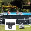T Shape Pool Hose Adapter Pool Cleaning Equipment Hose Connector Perfect for Easy Installation and Leakproof Connection