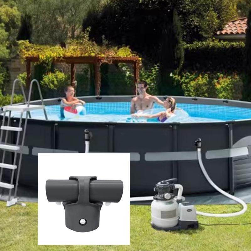 T Shape Pool Hose Adapter Pool Cleaning Equipment Hose Connector Perfect for Easy Installation and Leakproof Connection