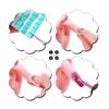 Realistic Nail Art Training Hand Bendable Mannequin Hand Flexible Fake Nail Practice Hand