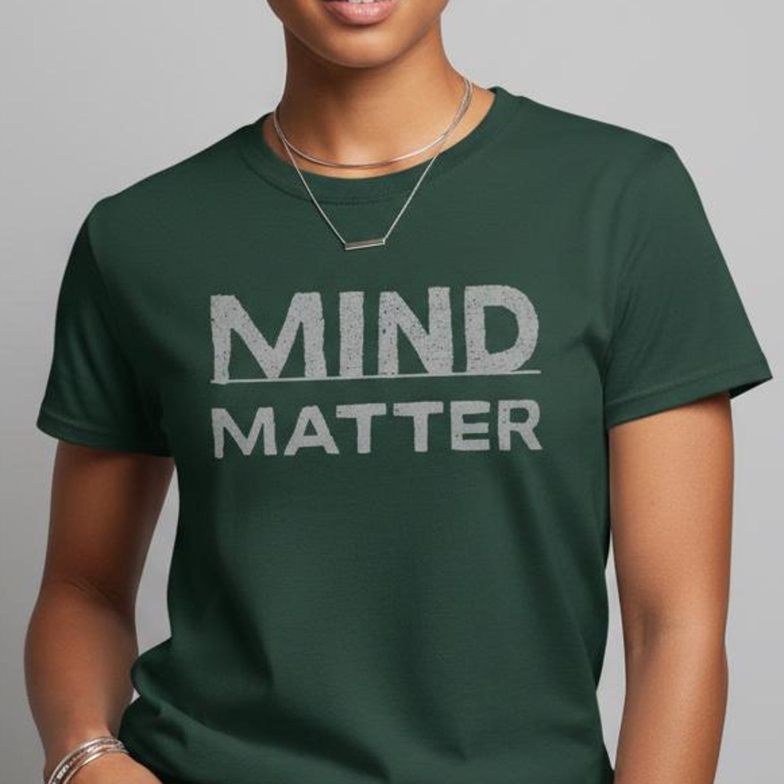 Mind Over Matter T-Shirt | Minimalist Graphic Tee S
