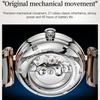 OUPINKE Klokker Motemerke Automatisk Mekanisk Klokke Vanntett Dameklokke