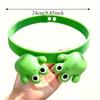 3D Printing Sun Protection Cap Creative Outdoor Beach Hat 3D Printing Frog Cap  Beach Holiday