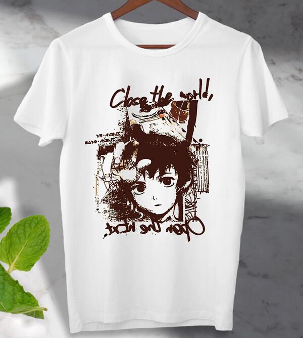 

Эксперименты Лэйн: Закрой мир Япония Футболка Мужская Женская идеальный Подарок M