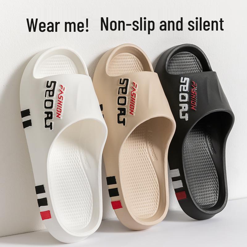 Unisex Summer Non-Slip Thick Sole Slippers for Indoor & Outdoor Use