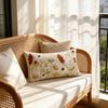 Canvas Tufted Throw Pillow Cover Square Decorative Pillow Case Throw Pillowcase  Sofa Decoration
