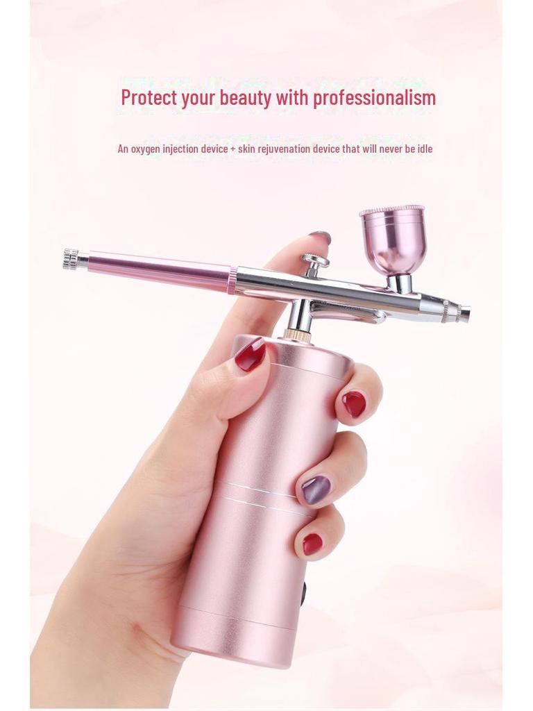 Portable High-Pressure Nano Spray & Oxygen Injection Beauty Device