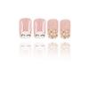 24pcs Medium Square False Nail with Rabbit Designs Press On Nail Manicure Easter Nail for  Women and Nail Art Enthusiast