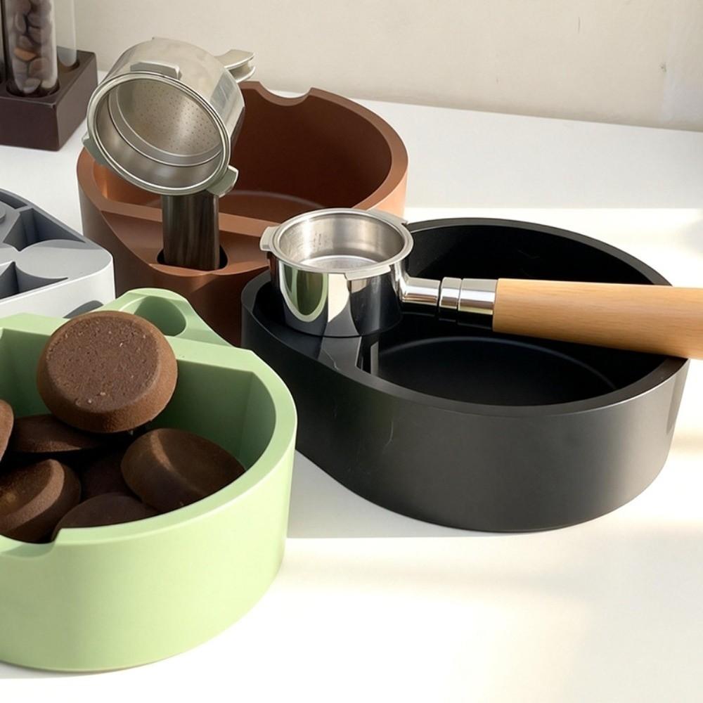Siliconen Klop Koffie Slagbak 1L Capaciteit Schokabsorberend Espresso Afvalbak Antislip Herbruikbare Koffiedik Container