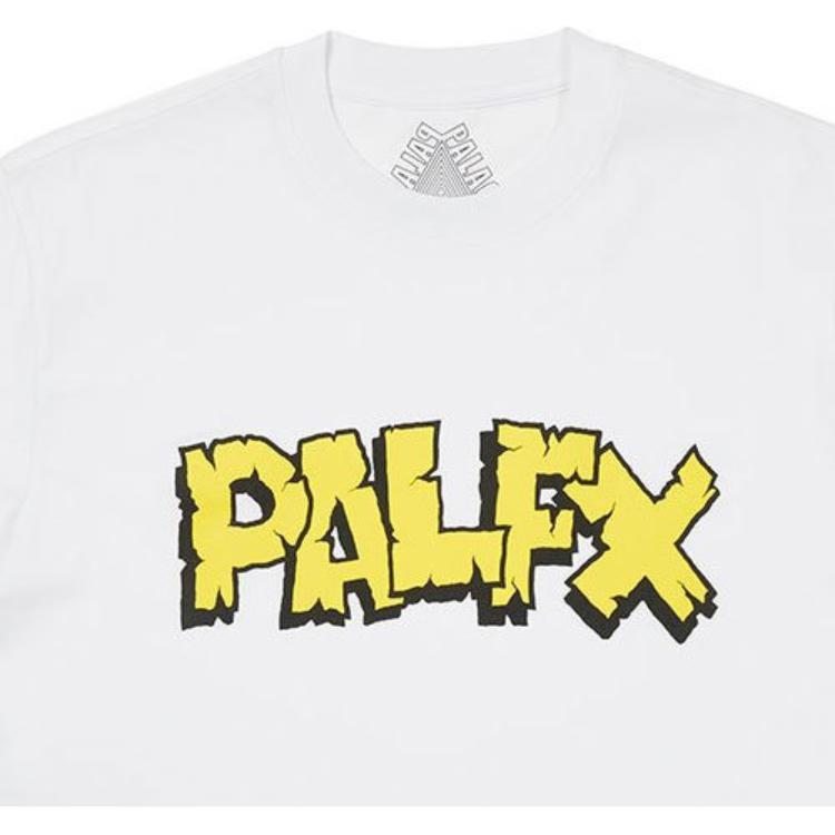 Palace Alphabet Print Basic Short Sleeve T-Shirt Unisex Tops White P20TS097