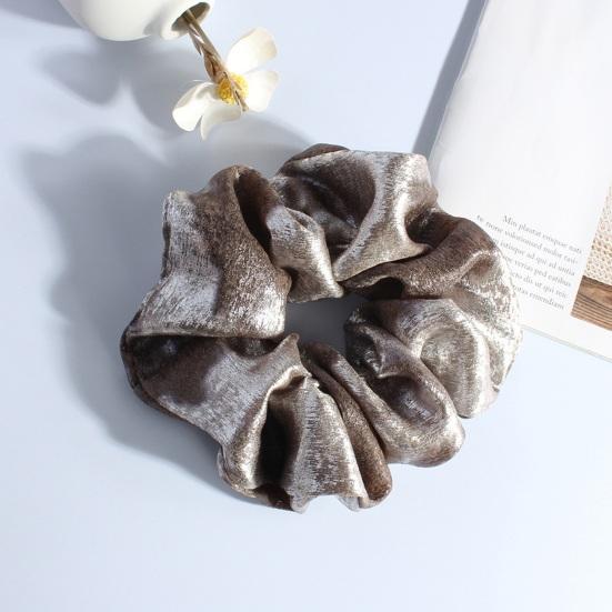 Women Hair Band Adjustable Elastic Hair Tie Pleated Design Large Size Hair Rope Bun Ponytail Holder Hair Accessory