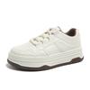 College Style Low-top Platform White Shoes Spring New Lace-up Board Shoes Students Daily Running Bread Shoes Women