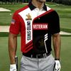 2026 Independent Station Summer Men's Casual Lapel POLO Shirt 3D Digital Printing Men's Outdoor POLO Shirt