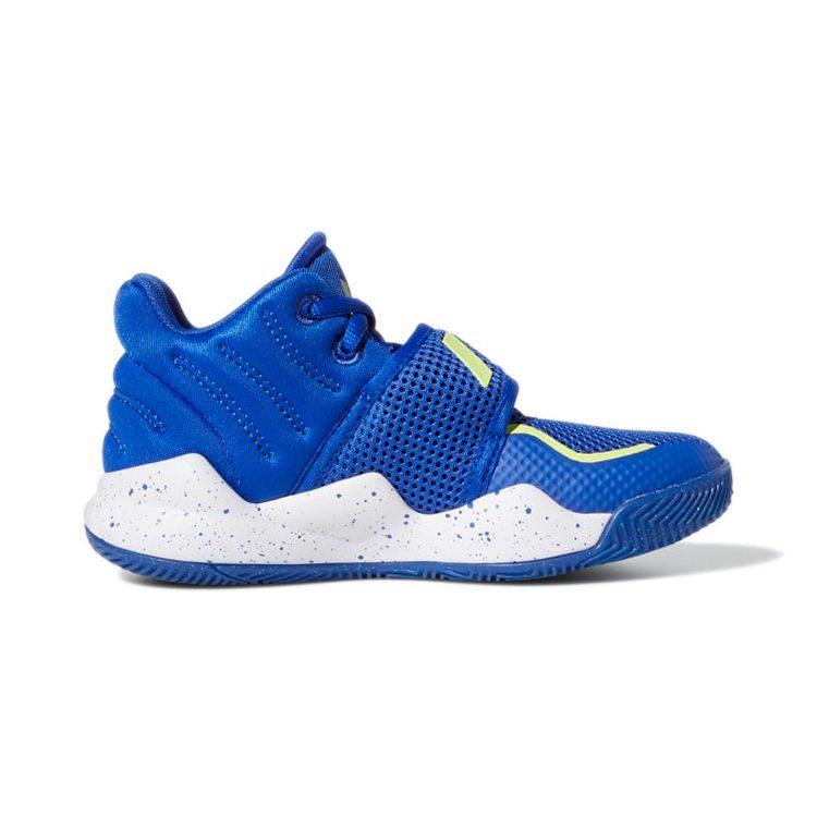 Adidas Slip Resistant Abrasion Resistant Low top Children's Basketball Shoes Children Aged 3 7 Years Old GZ0113