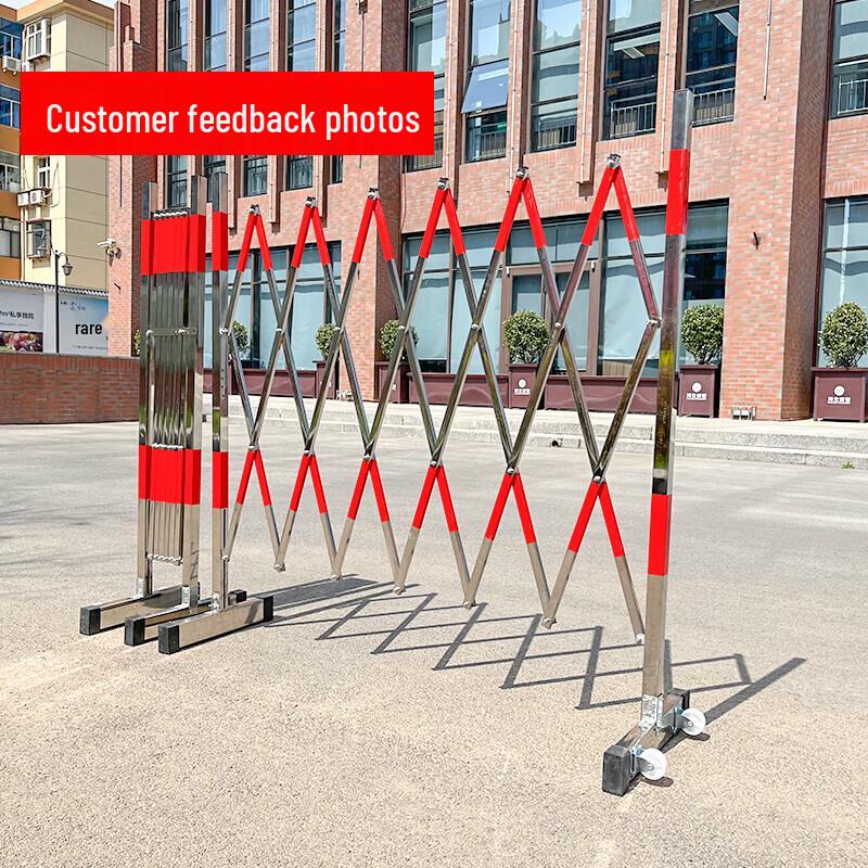 Retractable Stainless Steel Warning Barrier