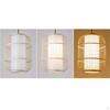 Chinese Style Bamboo Chandelier E27 Decorative Novelty Weave Lighting Fixture Droplight for Aisle