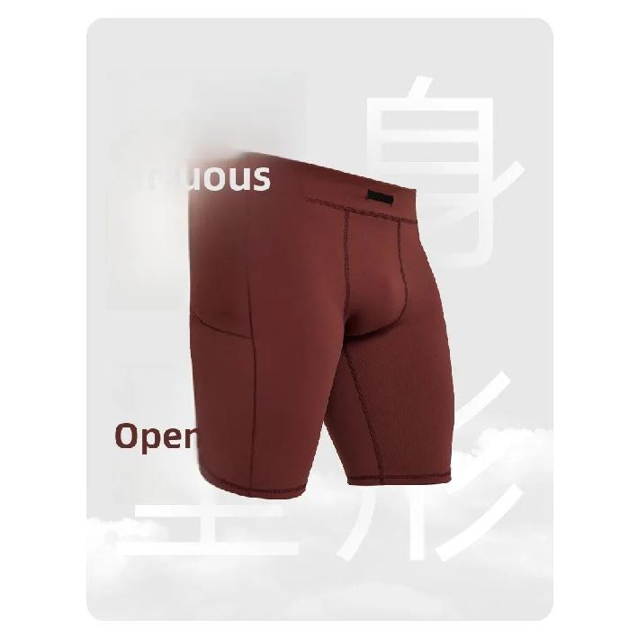 Strong shaping sports leggings for men summer quick drying breathable sports shorts, sweat training cropped pants Running shorts