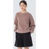 Snow Peak Pigment Women S SweatShirt Deep Pink Medium gS S26Swfht57