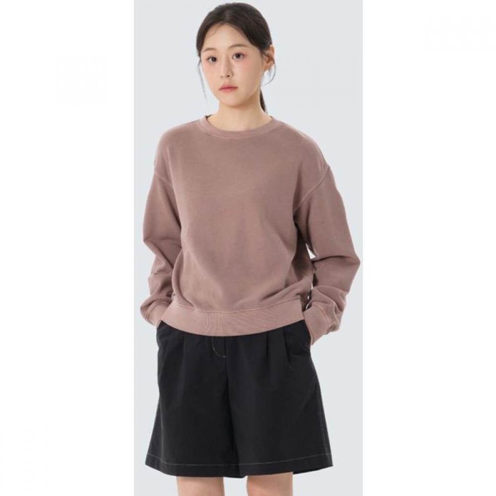 Snow Peak Pigment Women S SweatShirt Deep Pink Medium gS S26Swfht57