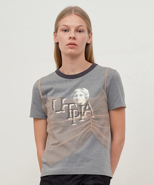 Kirsh Collection Reworked Graphic T-Shirt [Dark Gray] 1