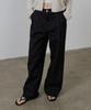 Peulibeo07 Pintuck Wide Denim Pants [Frsp05Dp03]_Indigo
