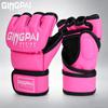 Jingpai Box-MMA-Sparringhandschuhe für Erwachsene, halbfinger