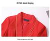 China Southern Airlines Flight Attendant Professional Suit: High-End Rose Red Vest and Dress Reception Uniform