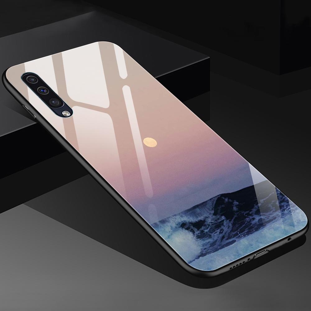 Sunrise Scenery Phone Case For Samsung Galaxy A52 A70 A71 A73 A53 A13 5g A03 A72 A22 A21s A03 Core A42 Tempered Glass Cover