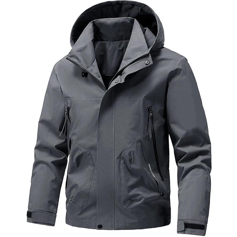 Chaquetas de Senderismo Impermeables Unisex Cortavientos Rompevientos Hombres Mujeres Camping Pesca Trekking Abrigos Antiarañazos