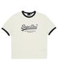 Syupeodeulai Logo Ringer T-Shirt Cream Sduiscq10Crm