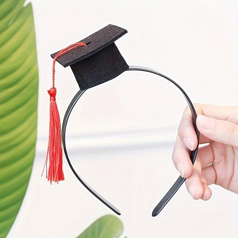 Graduation Season Mini Doctor Cap, Graduation Decoration Bachelor Cap Headband, Graduation Dress Up Photo Props