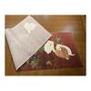 Ukiyo-e Tenugui Towel - Morning Glory Puppies by Maruyama Okyo, Large (Approx. 100cm X 35cm), 100% Cotton, Made In Japan, Tokka Fabric, Fine Threads,