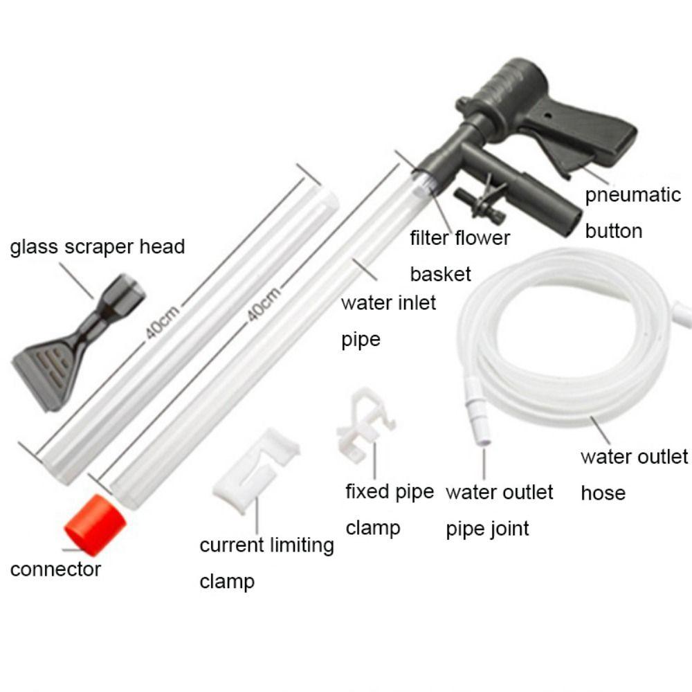 Removable Aquarium Gravel Cleaner Plastic Water Flow Sand Cleaner  for Cleaning