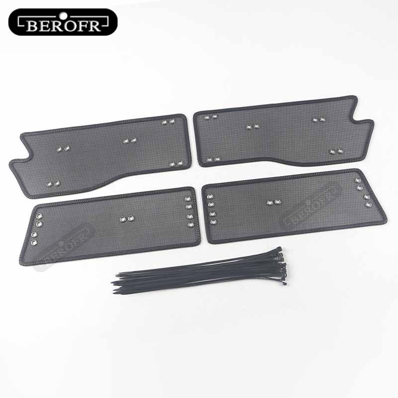 Car Insect Proof Net For KIA CARNIVAL KA4 2022 Water Tank Cover Racing Grid Protective Net Condenser Internal Accessory 4PCS
