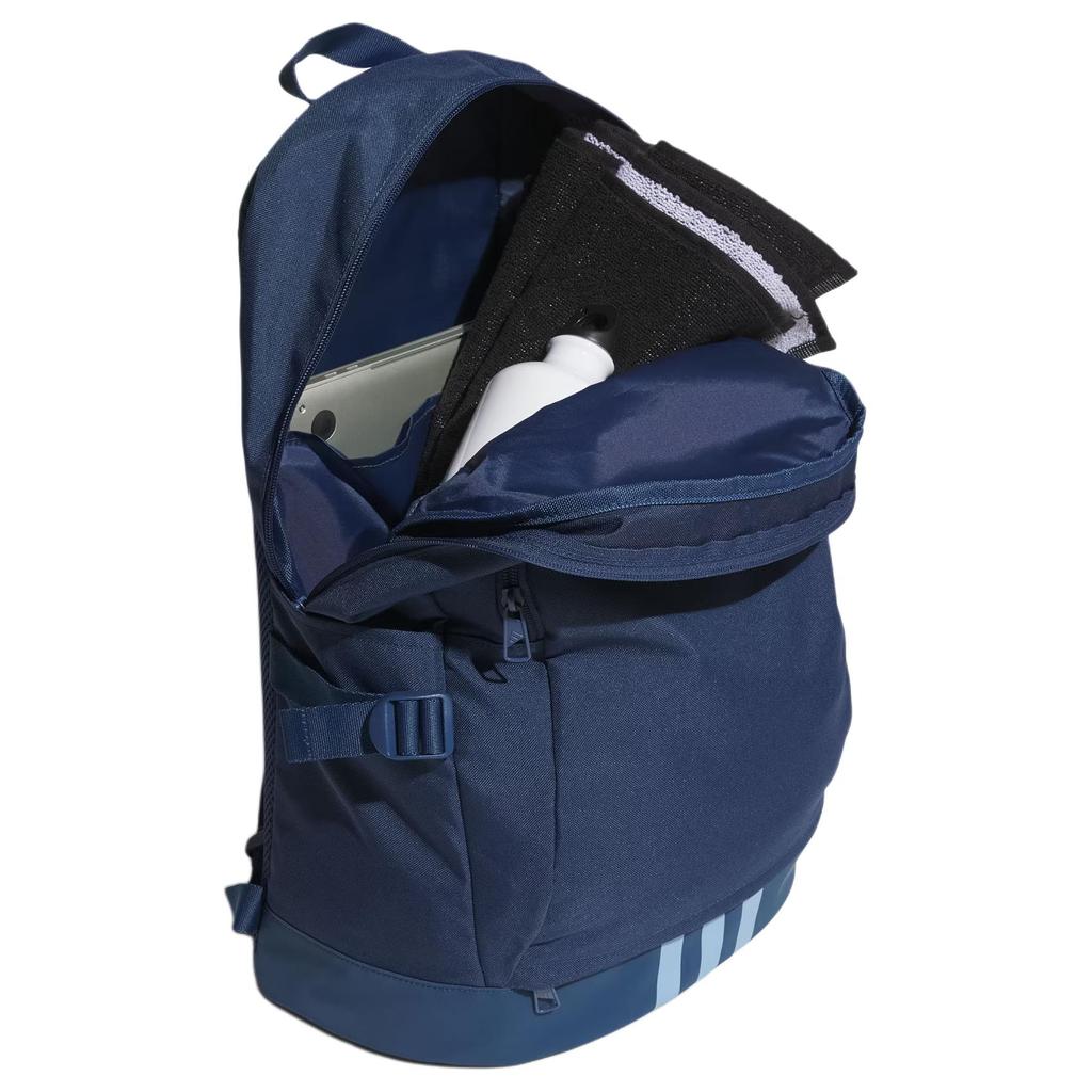 Adidas 26.75L Large Capacity Adjustable Basketball Sports Recycled Polyester Backpack Unisex Backpack Uniform-Blue JY3329