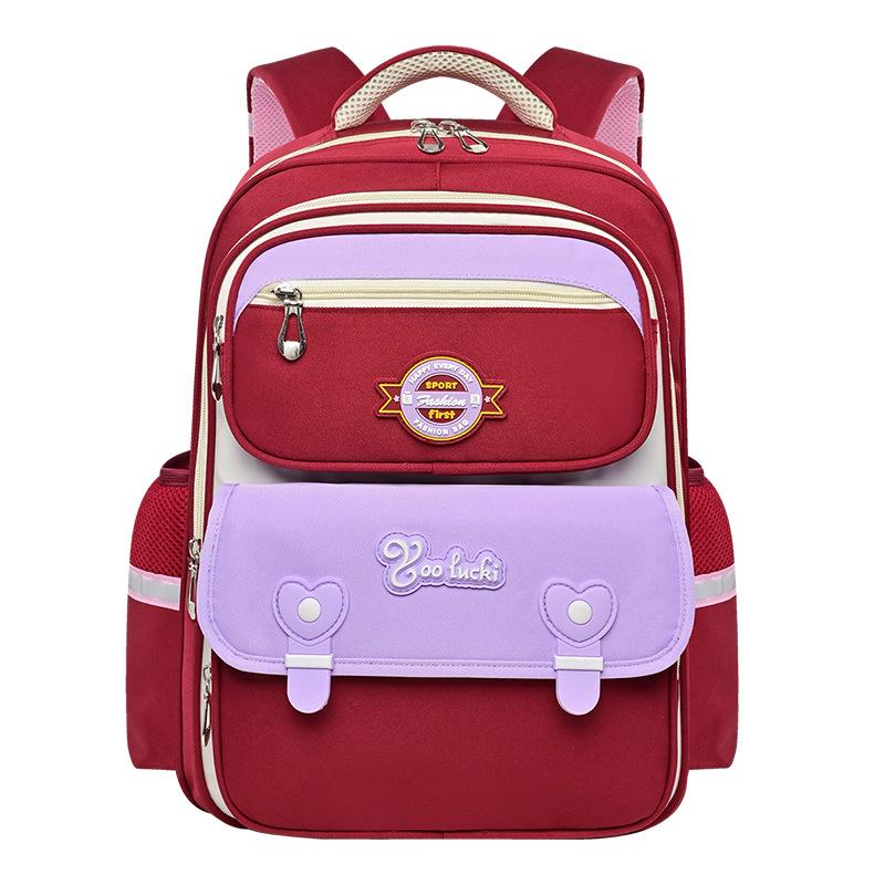 Children's Schoolbag - Sixth-grade Backpack with Reduced Burden, Backrest, Spine Protection, Waterproof, Casual Large-capacity Backpack