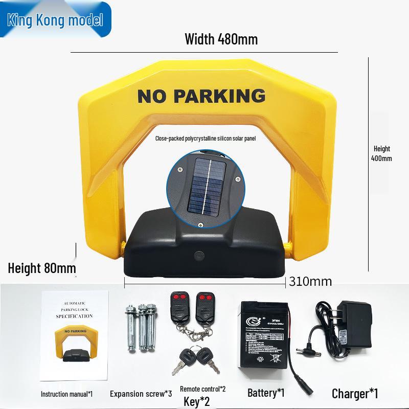 Saudi Arabia Anti-collision Waterproof Solar Parking Lock for Electric Vehicles