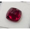 Mozambique Red Ruby Cushion Cut 10-11 Ct Stunning Certified Loose Gemstone