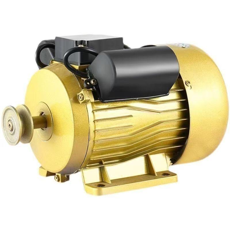 220V Single-Phase Motor for Corn Thresher & Grass Crusher - Pure Copper