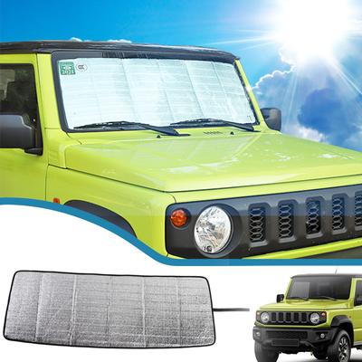 Car Front Windshield Sun Visor Cover for Suzuki Jimny JB64 JB74 -2023 Sunshades Insulation Interior Mouldings Accessories