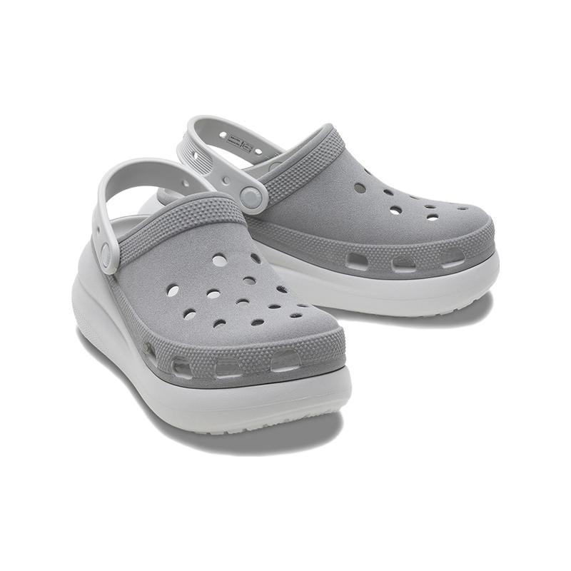 Crocs Crush Reflective Clogs 'Grey White' Women's 209209-1LP