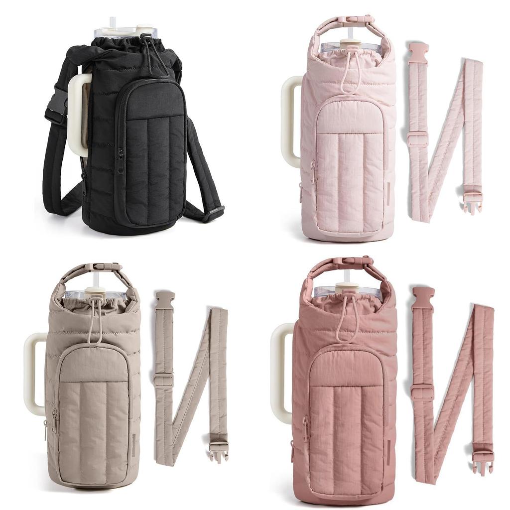 Universal Travel Water Bottle Bag For Outdoor Sports With Large Capacity And Multifunctionality