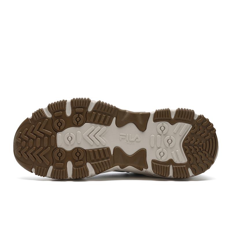 Fila Ravagement 2S Retro Classic Trendy Casual Sports Comfortable Versatile Wear-Resistant Low-Top Dad Shoes Men Sneaker Smoke-Gray F12M522122F-QD