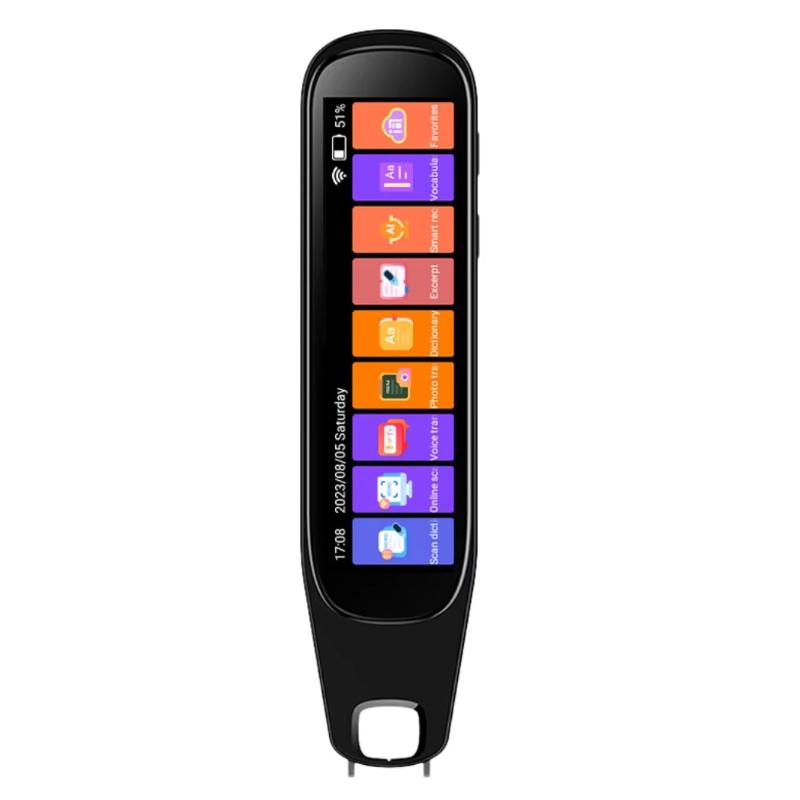 2026 MD21 Voice Translation Pen Real Time Intelligent Text Scanning Point Reading Learning Smart Voice Translator Recording Pen for Students Learners