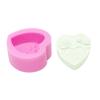 Factory Cheap Classic Popular Art Heart Roses Pattern Silicone DIY Handmade Loaf Soap Candle Ornament Mold