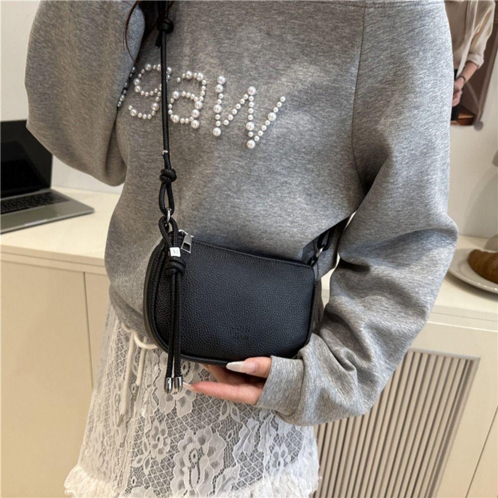 

Small Crossbody Bag PU Leather Commuting Bag Korean Women s Shoulder Bag Ladies жовтий