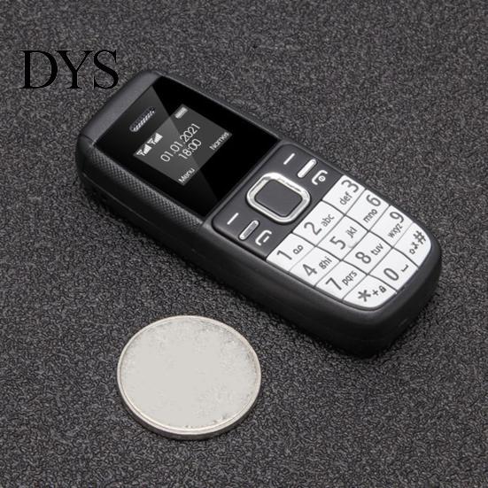 Pocket Cellphone Mini BM200 Keypad Phone Dual-Cards Dual Standby Without Camera 0.66 GSM Quad Band Inch Spare Small Cell for Elderly