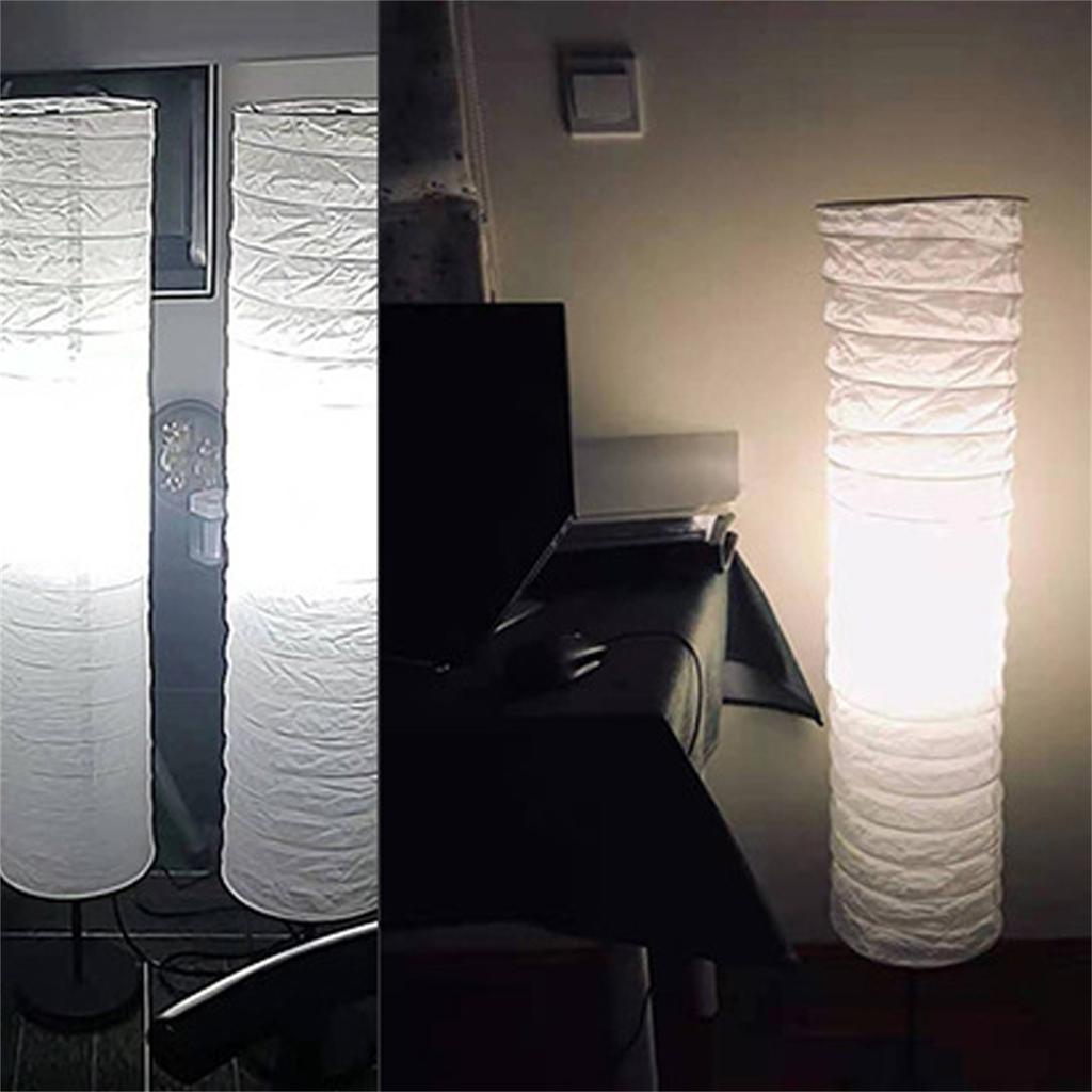 Foldable Paper Floor Lamp Shade Durable Lightweight Material Easy to Install and Store Suitable for Various Floor Lamps